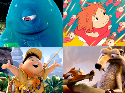 Monsters vs. Aliens, Ponyo, Up, Ice Age: Dawn of the Dinosaurs Monsters vs. Aliens, Ponyo, Up, Ice Age: Dawn of the Dinosaurs